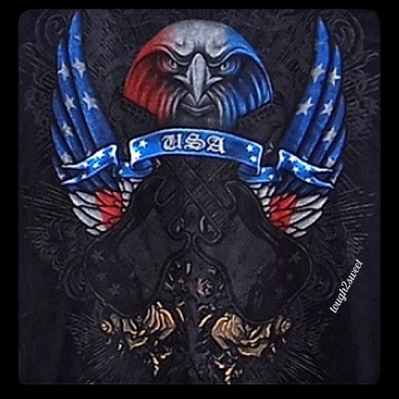 Affliction Other - USA NATIONAL HERITAGE MEN'S XXL GRAPHIC T'SHIRT/ EXCELLENT CONDITION!